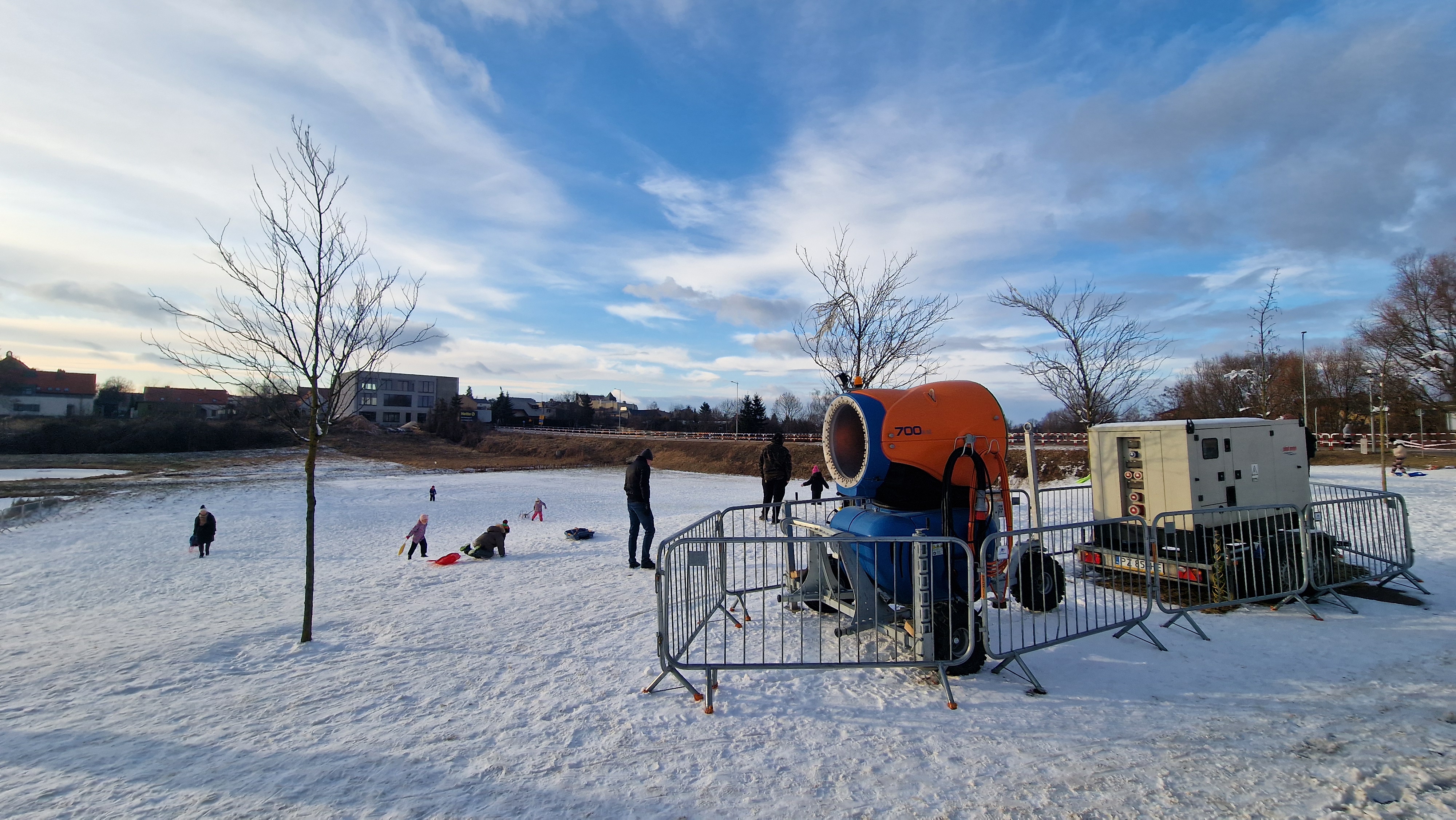 Kawałek śnieżnej zimy w środku miasta. Atrakcja na ferie w Kostrzynie