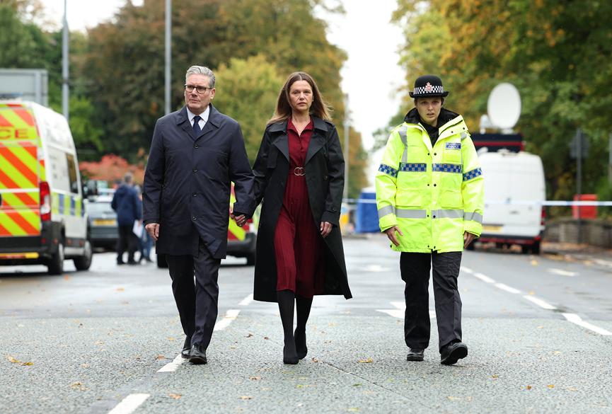 Keir Starmer z nieoficjalną wizytą w powiecie kolskim. "Tłumacz uśmiechnął się tylko"