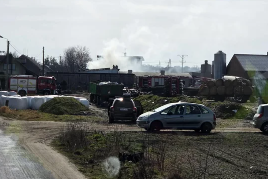 pożar krotoszyn - JRG PSP Krotoszyn