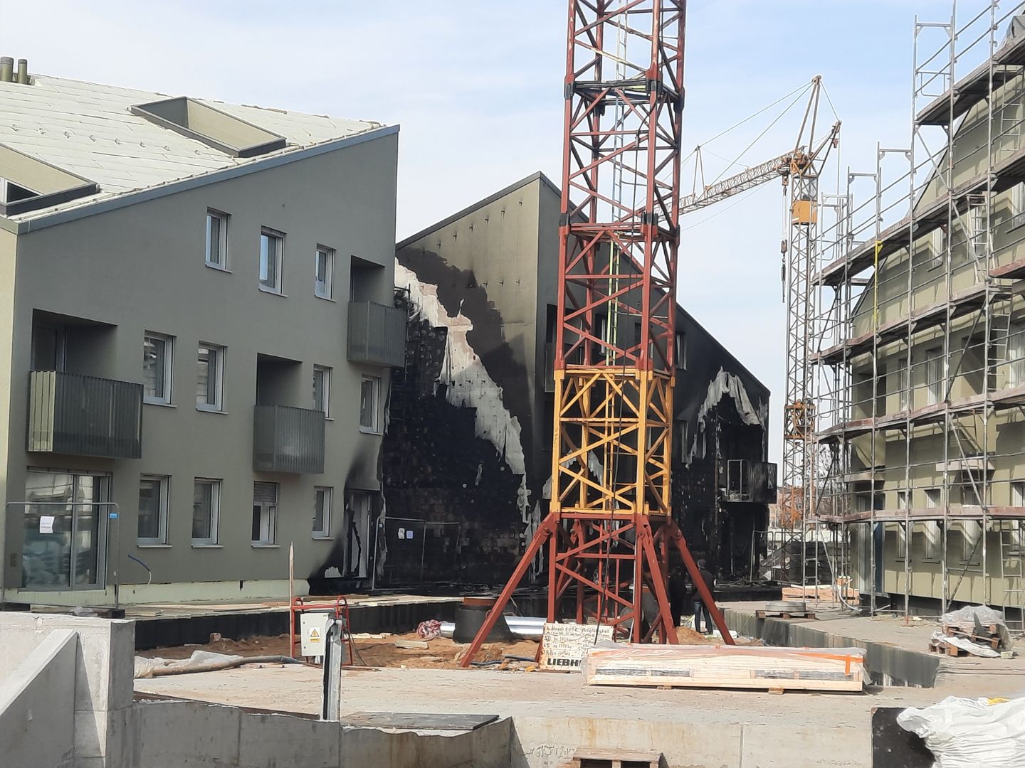 pożar elewacji gniezno - Rafał Muniak