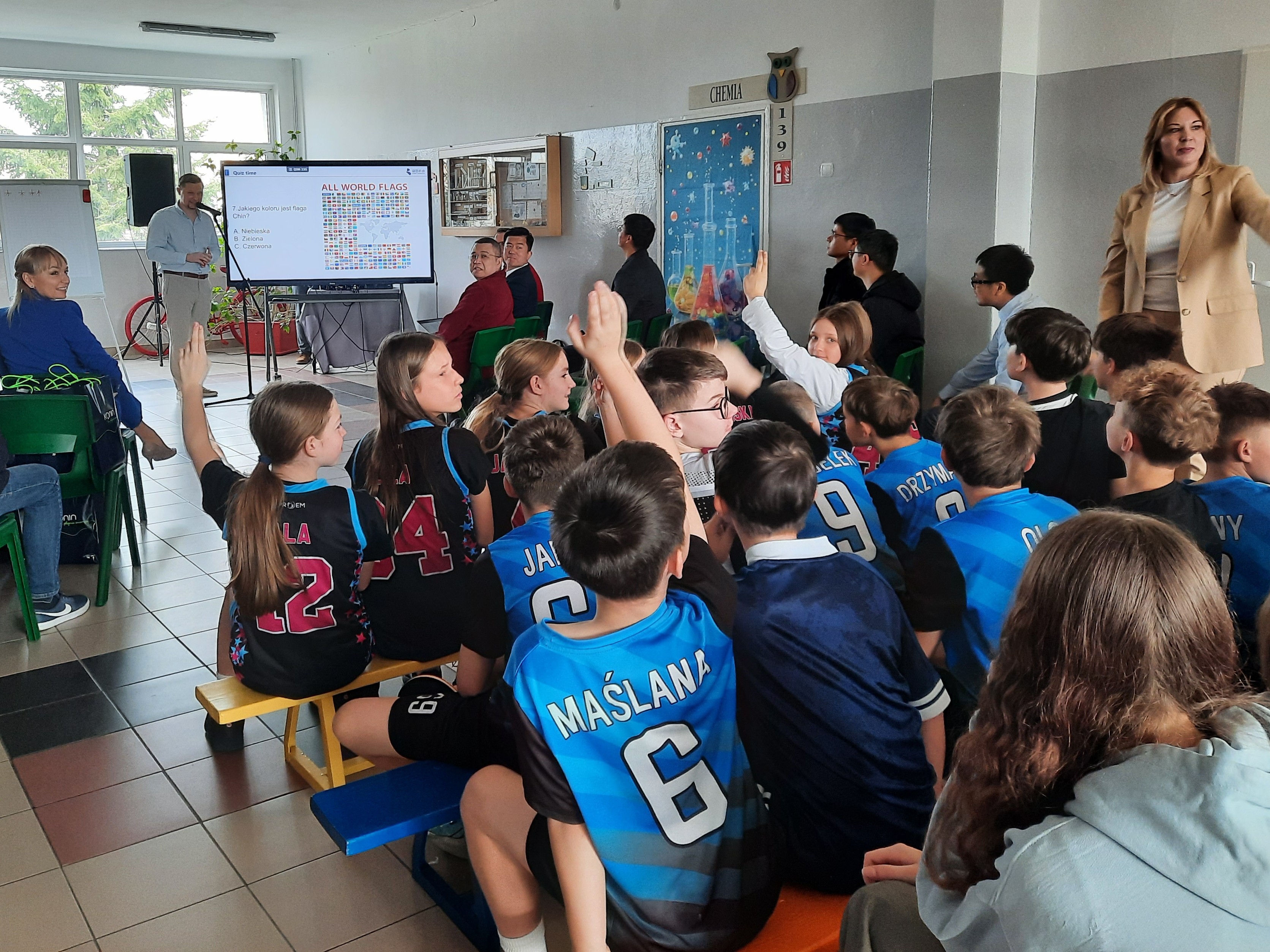 chińska fabryka wizyta w szkole - Michalina Maciaszek