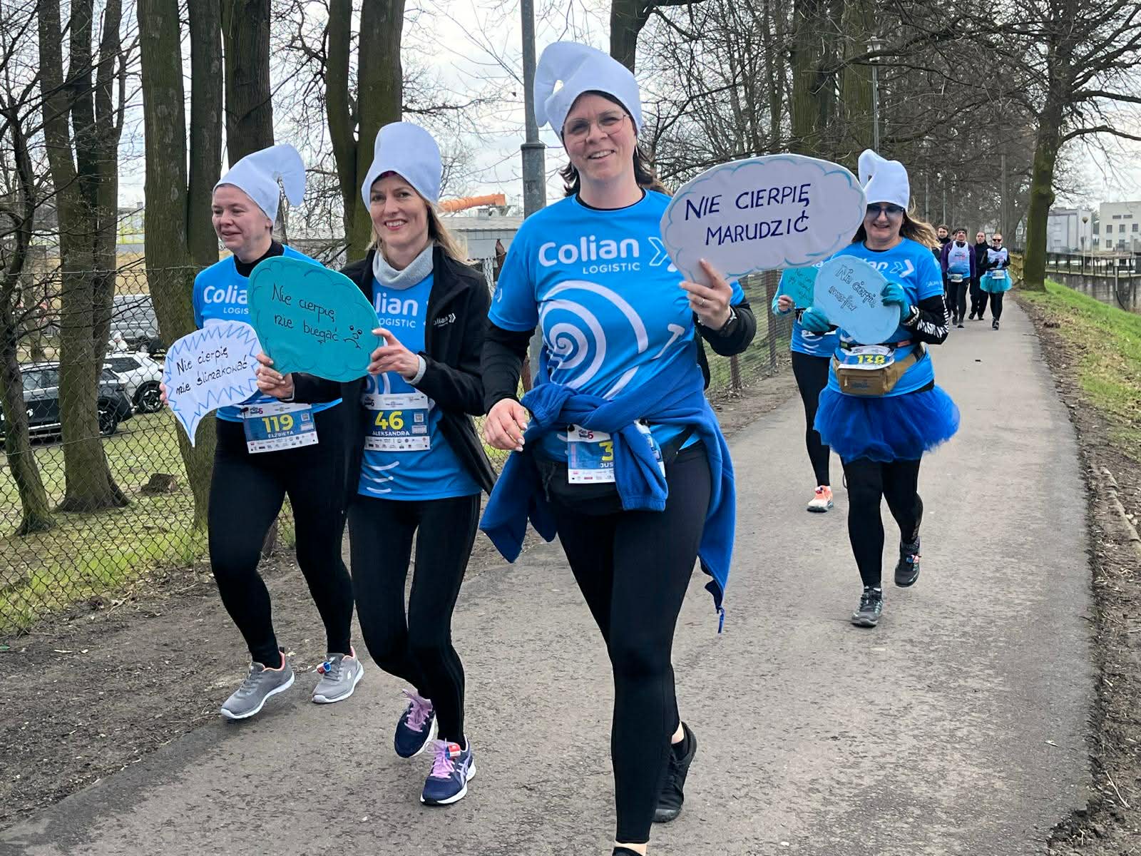 Jedyny taki bieg w Polsce. Smerfy na trasie w Kaliszu