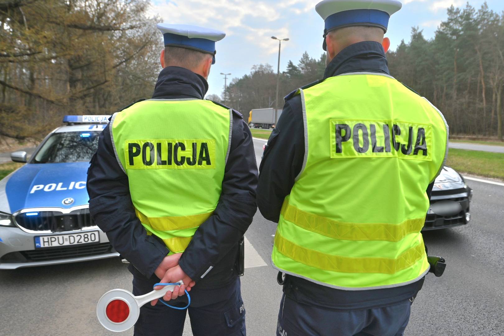 drogówka policja kontrola drogowa detal alkomat - Wojtek Wardejn  - Radio Poznań