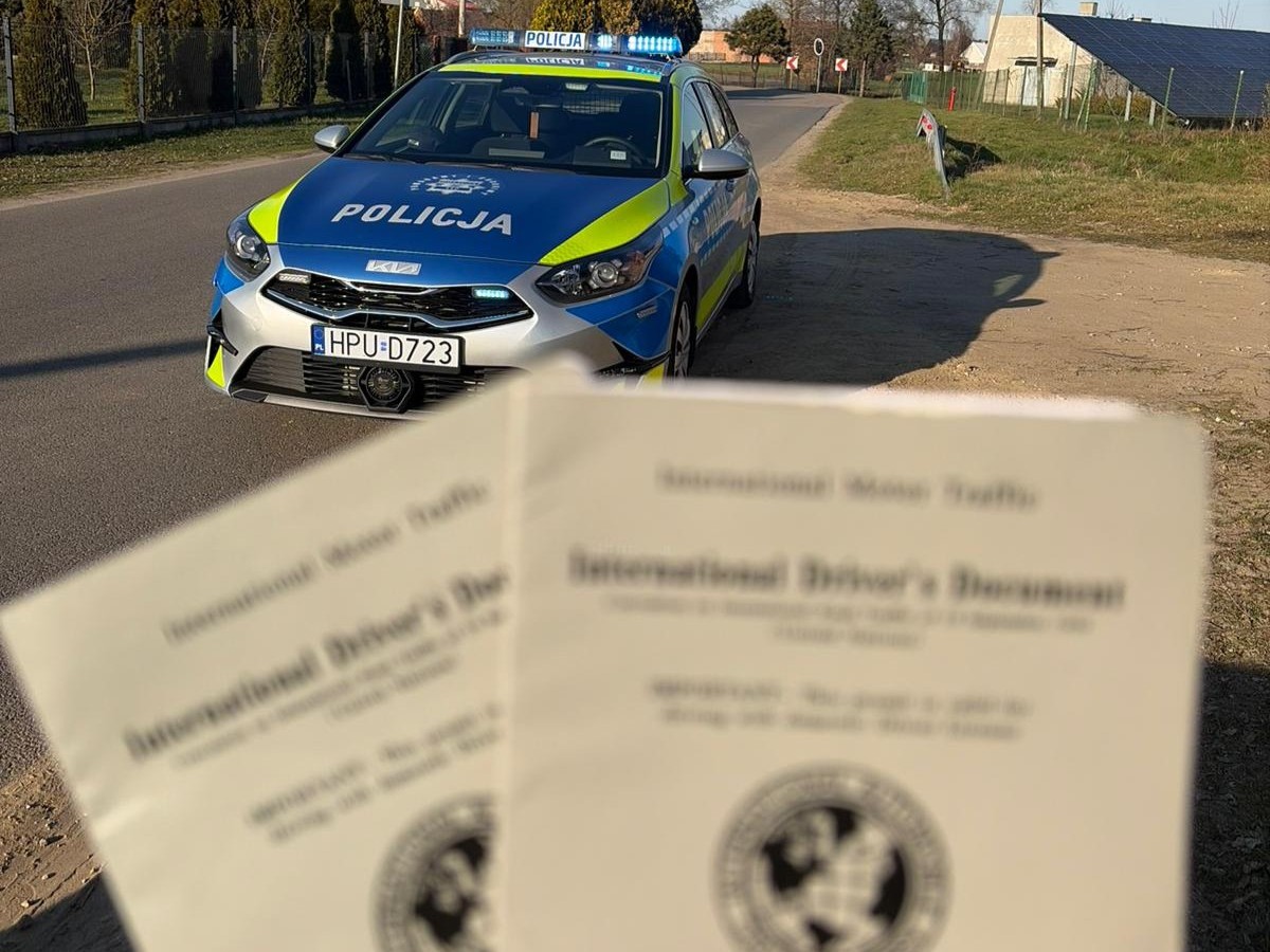 policja fałszywe prawo jazdy - Policja Kępno
