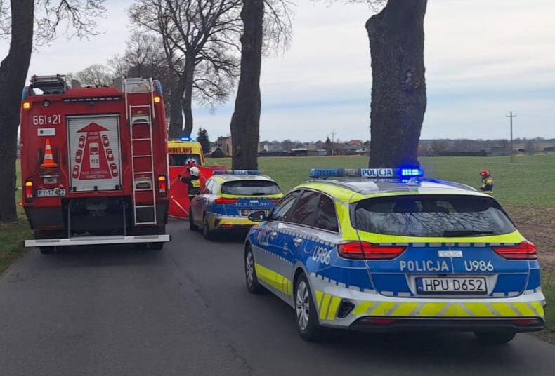 wypadek pod złotowem - KPP w Złotowie