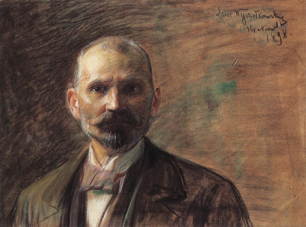 Leon Wyczółkowski autoportret - Leon Wyczółkowski - Domena publiczna