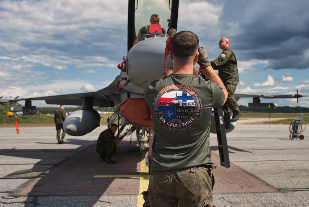 ćwiczenia Ramstein Flag F-16 piloci samolot - 31. Baza Lotnictwa Taktycznego