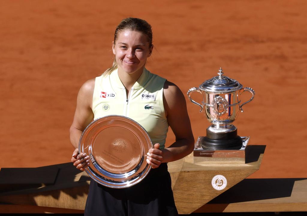 Chwalińska Roland Garros - Yoan Valat - PAP/EPA