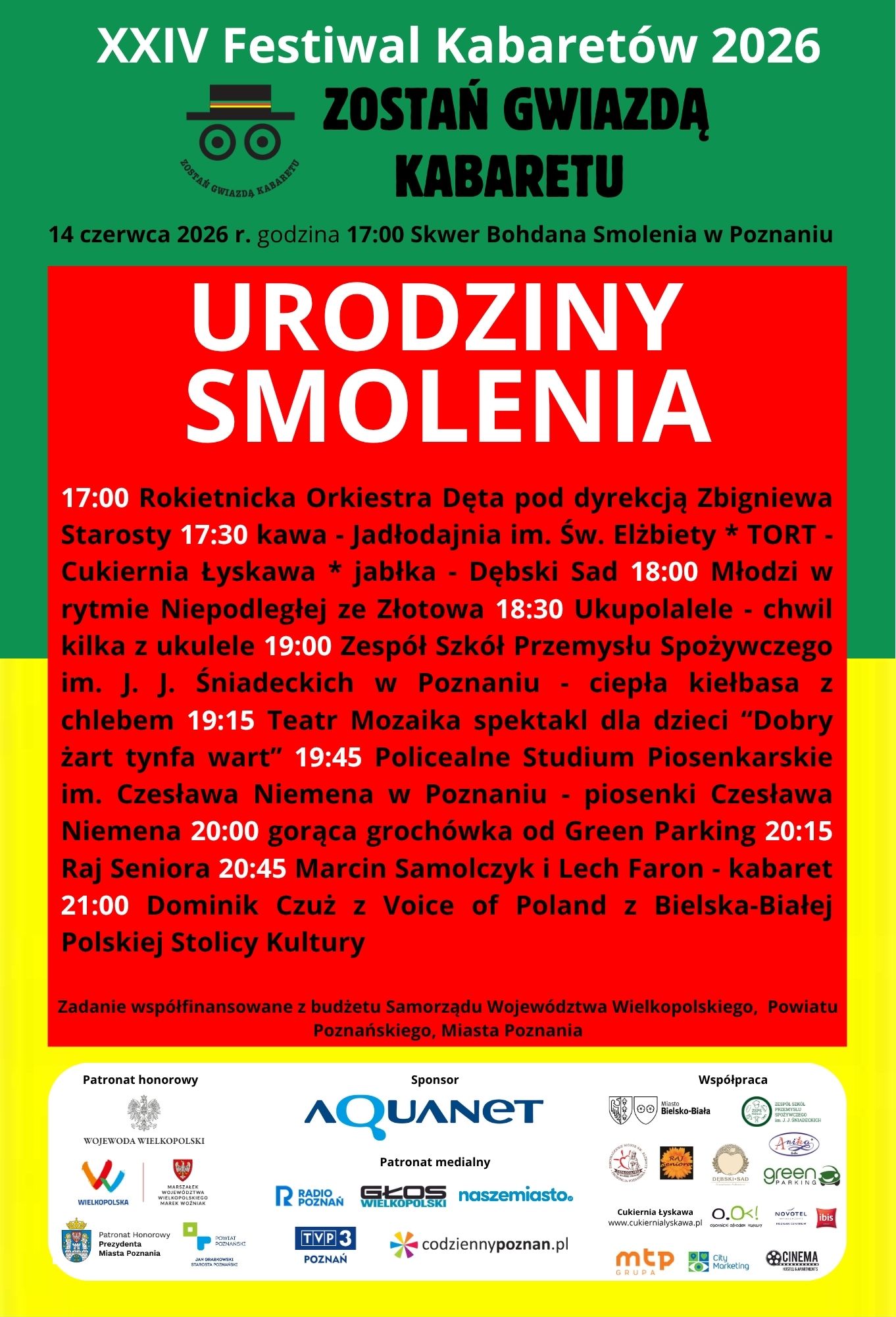 XXIV Festiwal Kabaretów 2026 - Urodziny Smolenia