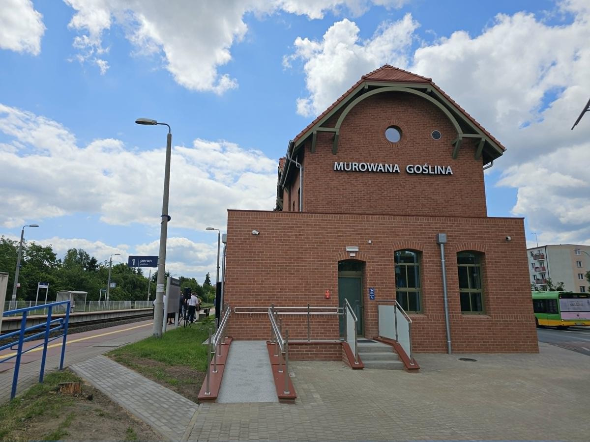 dworzec murowana goślina po remoncie - Julian Kozanecki - Radio Poznań