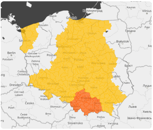 imgw burza - meteo.imgw.pl