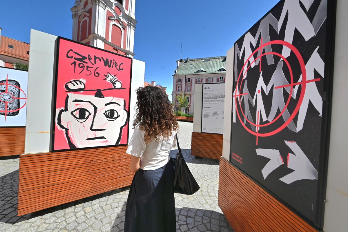 wystawa plakat czerwiec 56 artystyczny - Wojtek Wardejn - Radio Poznań