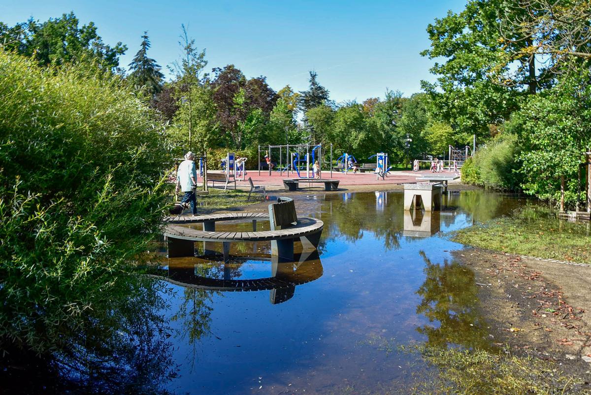 park wodziczki zalany - Maciej Trzciński - Radio Poznań