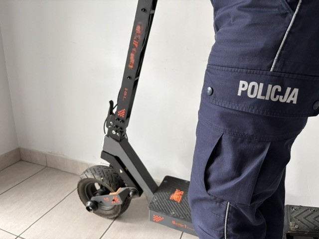 hulajnoga policja - KPP Września