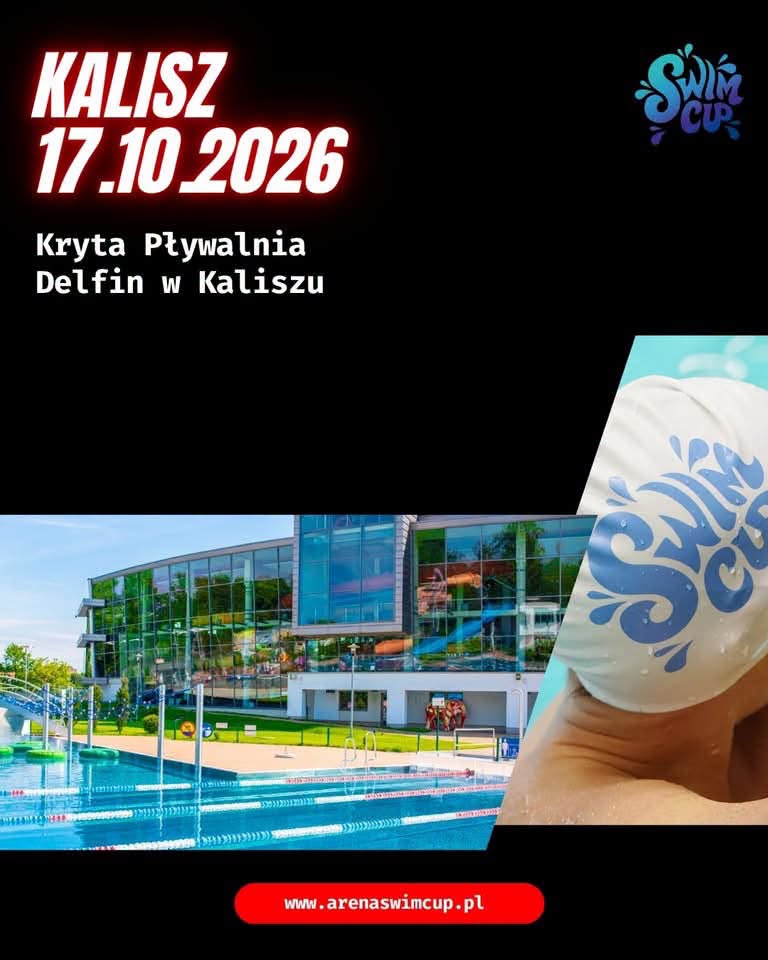 Arena Swim Cup 2026 w Kaliszu. Zawody na pływalni Delfin otwarte także dla niezrzeszonych [PROGRAM, ZAPISY]