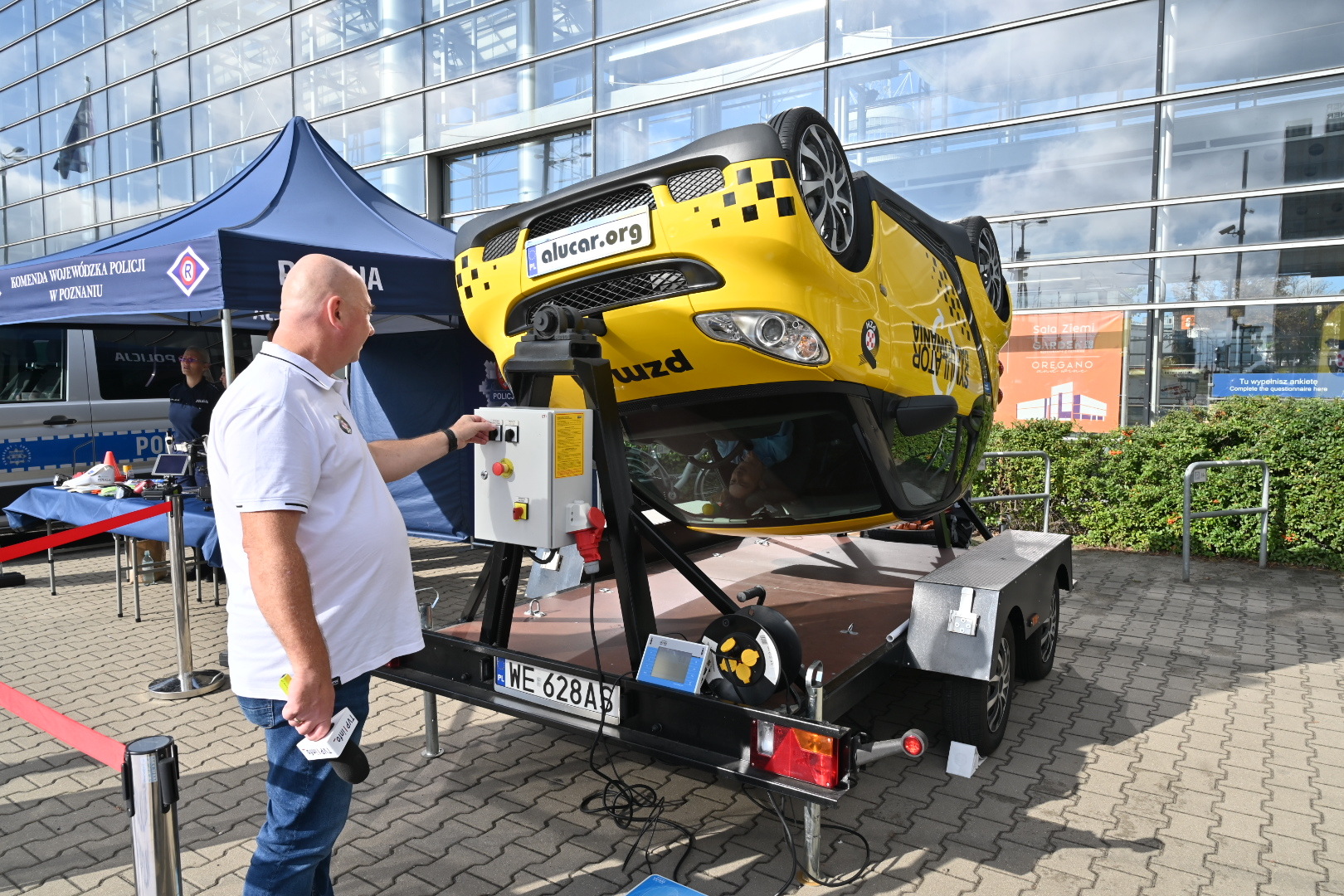 Kampania ROADPOL Safety Days w Poznaniu. Policjanci apelują o ostrożność