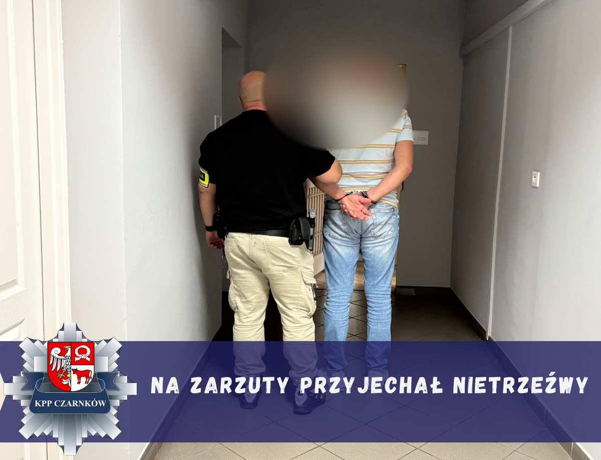 Miał usłyszeć zarzuty za jazdę po alkoholu. Na komisariat przyjechał pijany