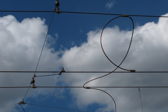 trakcja tramwajowa druty 2 - TomFoto