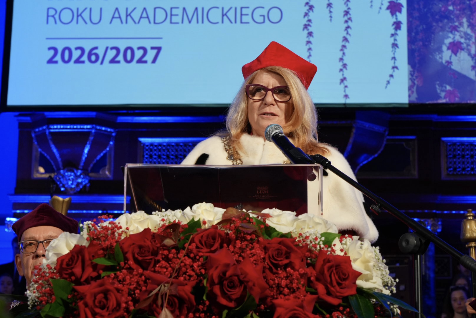 rozpoczęcie roku uam aula uam rektor kaniewska - Maciej Trzciński - Radio Poznań