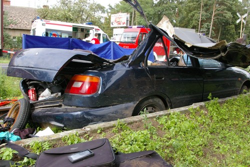 Zderzenie - Krzemieniewo - Policja/Leszno