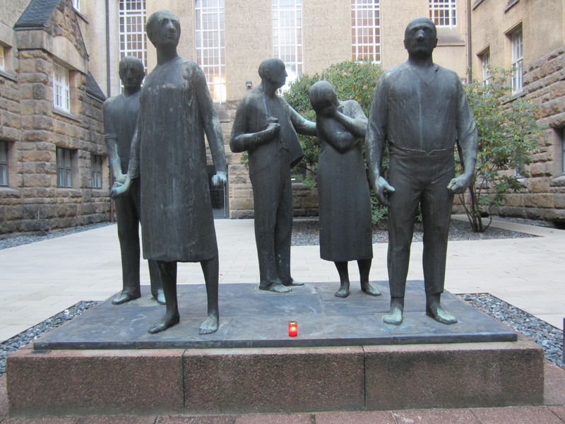 Miejsce pamięci w Dreźnie gdzie zgilotynowana została Poznańska Piątka 