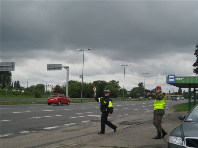 Policjanci z drogówki - wylotówka - Aleksandra Włodarczyk