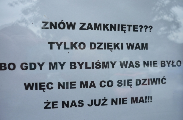 Pizzeria zamknięta - Grodzisk - Krzysztof Sadowski