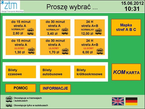 Biletomat Poznań - ZTM Poznań