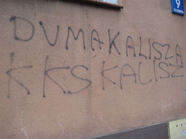 kks Kalisz grafiti 1 - Danuta Synkiewicz