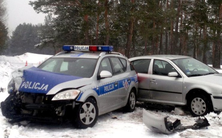 Rozbite radiowozy - lubuskie - Policja/Gorzów Wlkp.