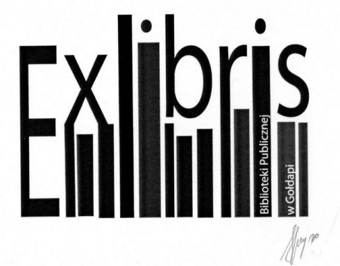 Exlibris - - Biblioteka w Gołdapi