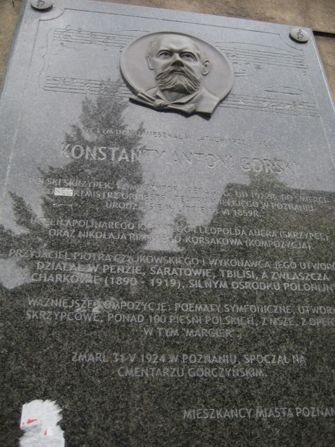 tablica Gorski - Jacek Butlewski