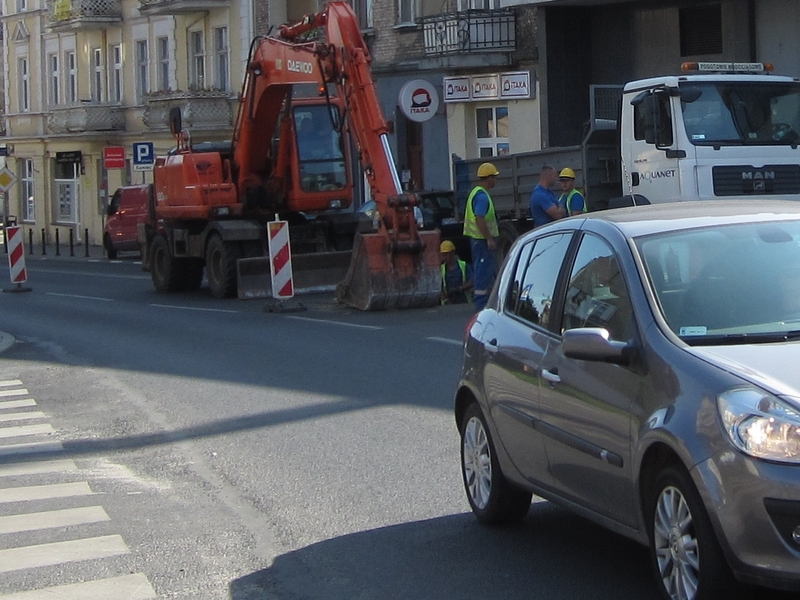 Pękła rura, awaria wodociągowa - Adam Michalkiewicz