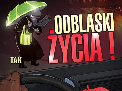 Odblaski, odblaskowe - Policja