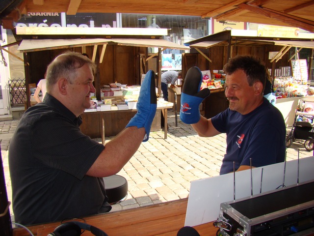 Dwaj Panowie K - Na zdj. dwaj Panowie K - Piotr Niewiarowski jr