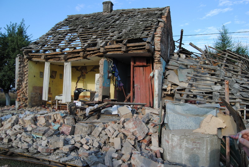 wybuch butli dom zniszczony (1) - Policja/Gniezno