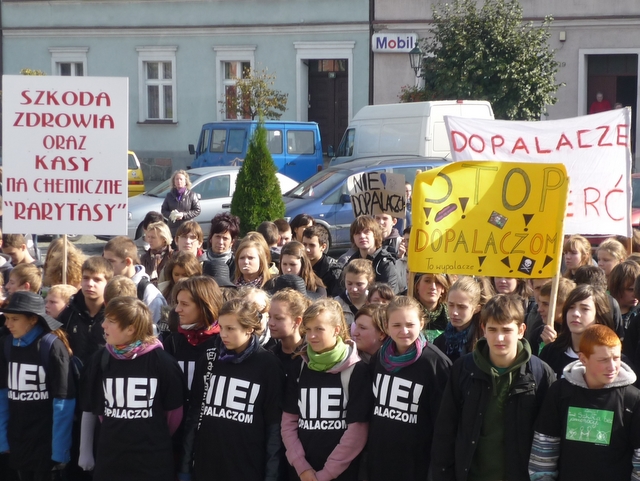 Protest przeciw dopalaczom Grodzisk - Krzysztof Sadowski
