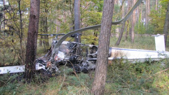 smiglowiec rozbity - Straż Pożarna Poznań