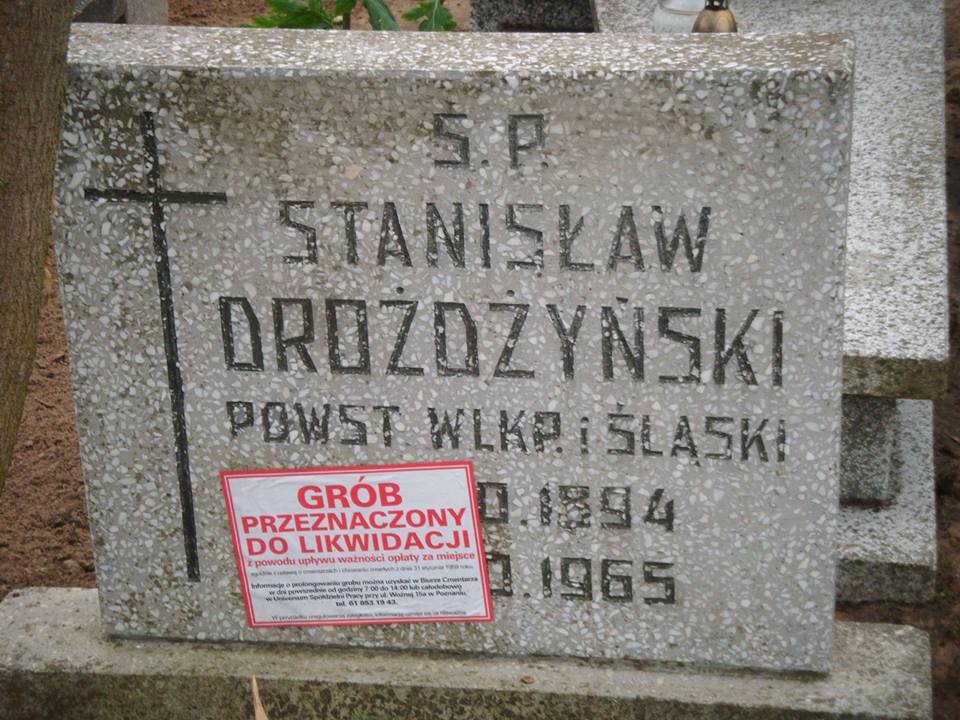 drożdżyński grób do likwidacji - Krystyna Wiśniewska