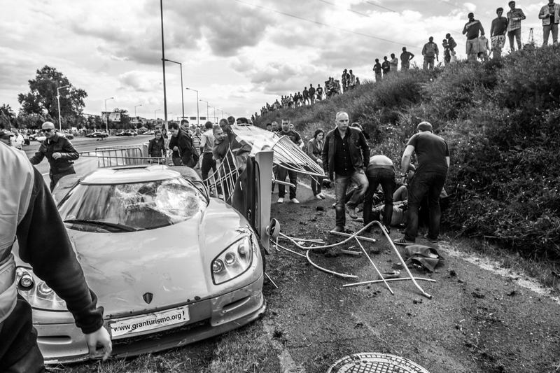 Gran Turismo Polonia - wypadek - nagrodzone (2) - Marek Lapis/Wielkopolska Press Photo