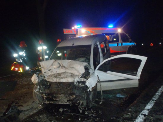 wypadek pod obornikami 11 - KW PSP w Poznaniu