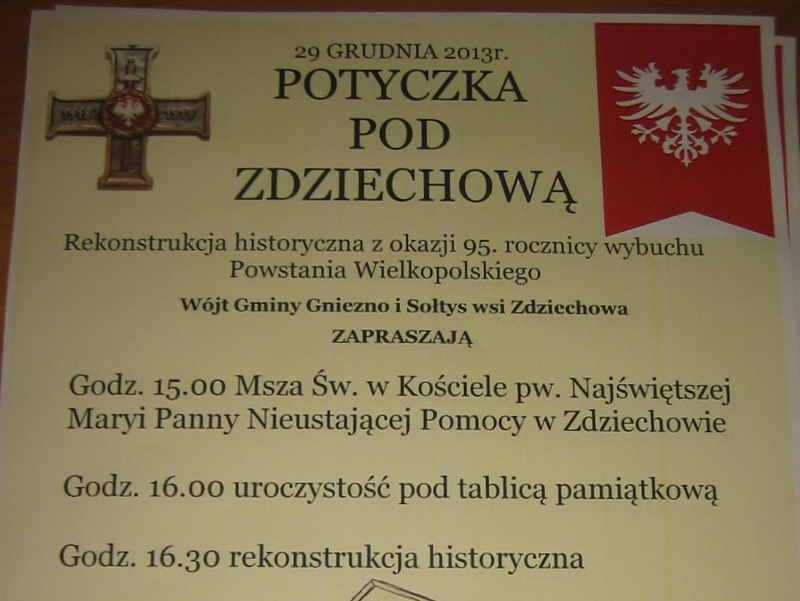 bitwa pod Zdziechowa ulotka - UM Gniezno