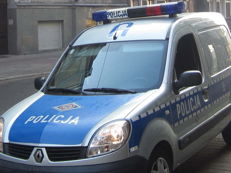 radiowoz policyjny na lazarzu - Adam Michalkiewicz