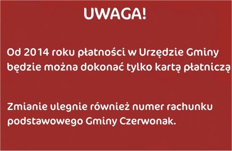 czerwonak tylko karta - UG Czerwonak