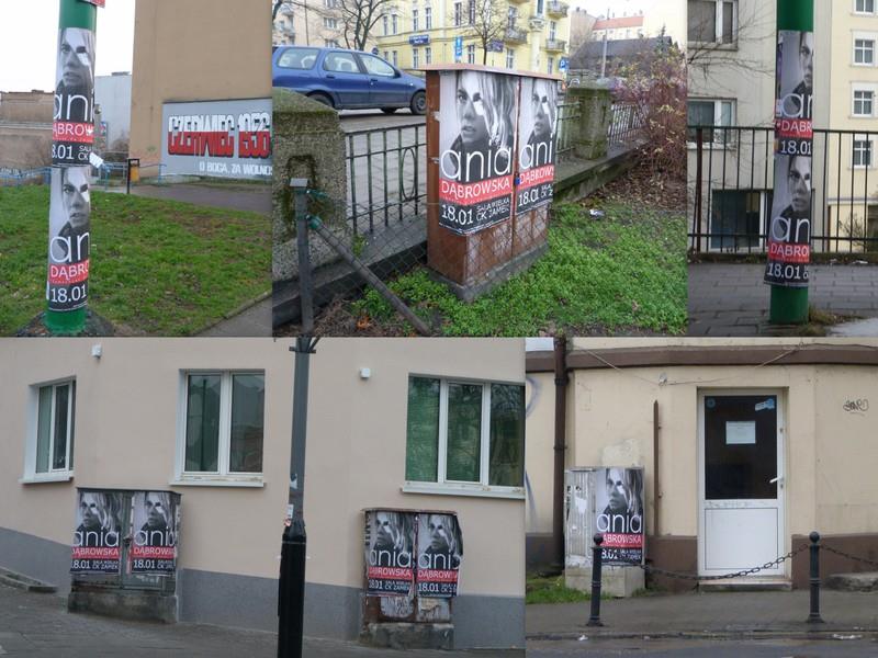 plakaty na budkach - Ulepsz Poznań