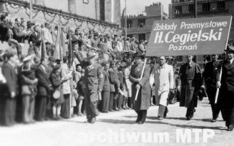 pochod pierwszomajowy 1949 - Archiwum MTP
