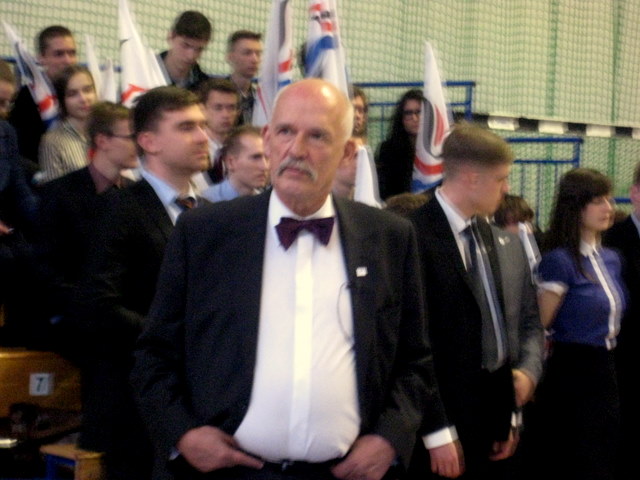 Janusz Korwin-Mikke spotkanie 2014 (7) - Jacek Butlewski
