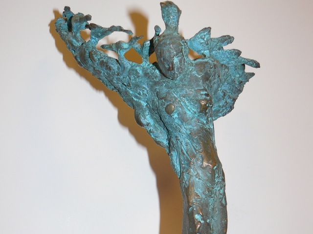 zwycięski znak - drogowskaz dla muzeum A. Fiedlera - praca, która zajęła I miejsce - UM Puszczykowo