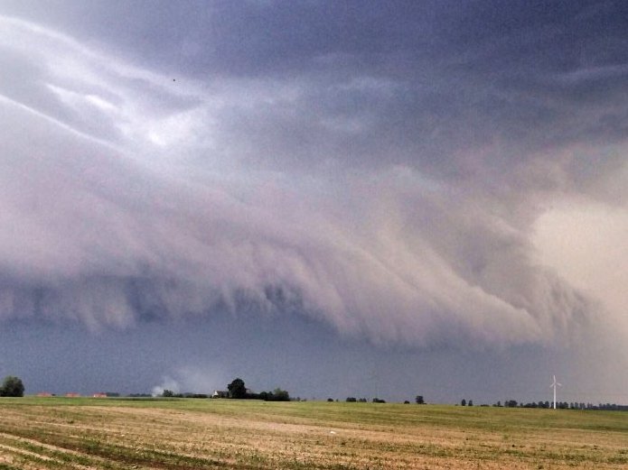 nawalnica chmura burzowa burza - PSP Mogilno