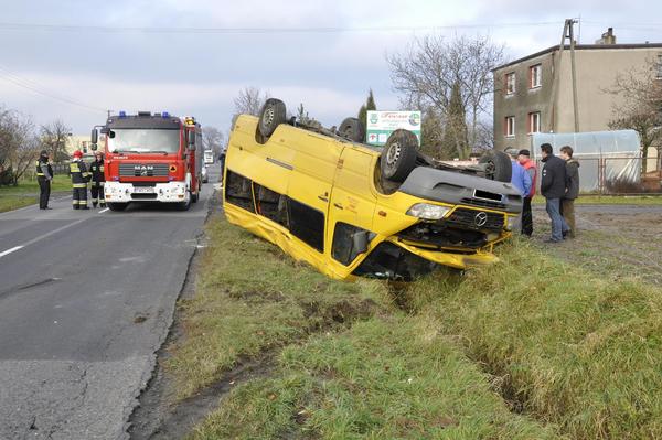 Wypadek w Kaczanowie - Policja